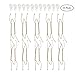 Fasunry 10 Pack Plate Hangers, 10 Inch Wall Plate Hangers and 12 Pack Wall Hooks, Compatible 8.5 to 10.5 Inch Decorative Plates, Antique China, Antique Plates and Arts