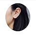 1 Pair 925 Sterling Silver Flowers Cubic Zirconia Ear Cuff Wrap Earring