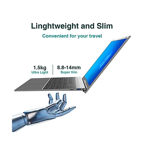 Slim Computer Laptop15.6”, Intel J4125 Quad Core 8GB DDR4,256GB SSD, Windows 11 Compatible, PC Notebook 1080P Windows…