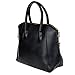 Color Scissor Womens Leather Top-Handle Crossbody Handbag Shoulder Bag Purse Black