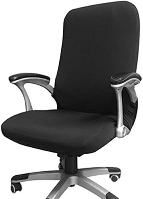 Ofis Bilgisayar Sandalye Kilif Universal Yedek Cikarilabilir Dondurulebilir Stretch Kapasitesi Calisma Masasi Boss Koltuk Sandalye Yatak Ortusu Kumas Siyah Large Amazon Com Tr