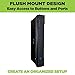 HIDEit Mounts Uni-L Mount - Patented in 2015, Made in USA - Steel Adjustable Large Wall Mount, Hide Your Cable TV Box, Satellite Receivers, DVRs, NVRs, Set-Top Boxes and Other A/V Equipment