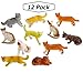 Miniature Authentic Cat Figurines Toys - 12 Assorted , 2