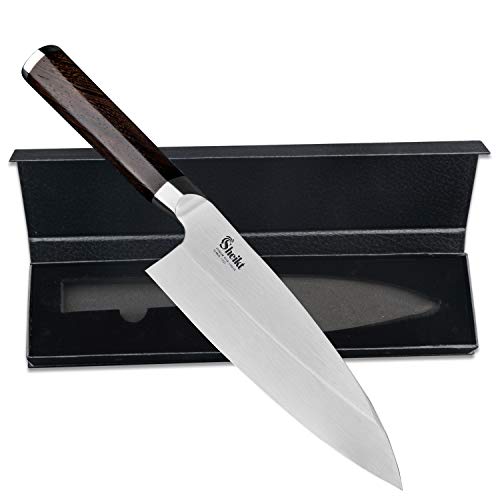 Sheikt Cutlery 7 Inches Deba Knife Japanese Sushi Chef Knives German