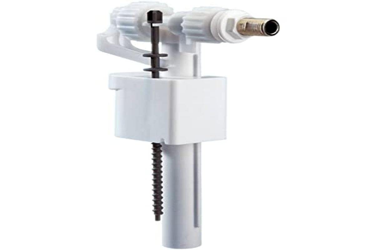 SIAMP Compact 99B 92545 COU70373, Silenced Float Tap Side Inlet 95L, Hydraulic Shut-Off, Adjustable Water Level, Nipple 3/8° Nickel-Plated Brass, Operating Range 0.5 to 16 Bar