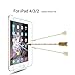 TNP iPad 4/3/2 Screen Protector - Premium Ultra Clear High Definition HD 0.33mm 9H 2.5D Anti-Scratch Anti-Fingerprint Tempered Glass Screen Protector Guard for Apple iPad 4/3/2 9.7-Inch Tablet