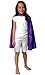 Girls Purple 24" Satin Cape