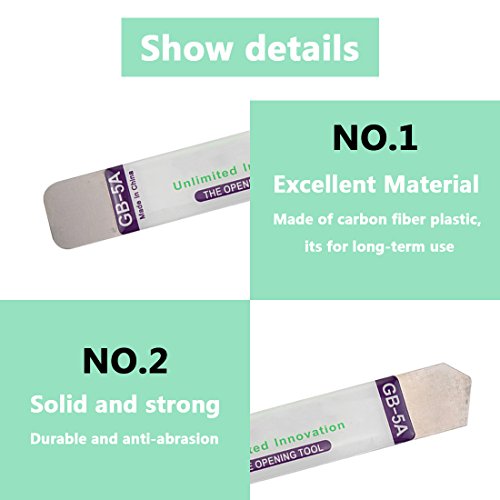 2Pcs Blade Soft Stainless Steel Thin Pry Cell Phone Tablet Screen Battery Opening Tools for Samsung iPhone Ipad Opener