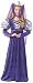 Rubie's Costume Renaissance Queen Child Costume Purple Large (12-14)