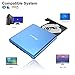 Dansrue USB 3.0 External CD DVD Drive, Portable Ultra-Slim CD DVD-RW Rewriter Burner Superdrive for Laptop Apple Mac Macbook Pro PC Windows Vista Linux