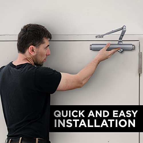 LYNN HARDWARE Heavy Duty Commercial Door Closer, DC8016 Automatic Door