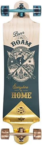 Dusters Roam Longboard Complete Gold/Green Sz 38 x 9.75in