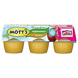 Mott's Natural Applesauce, 3.9 oz cups, 6 count