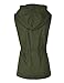 makeitmint Women's Anorak Military Utility Jacket Vest w/Drawstring [S-3XL]