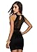 Womens Sexy Bodycon Mini Dress One Size Black