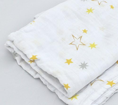Swaddle Blanket by Dreamtown Kids (Yellow)
