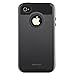 iPhone 4 Case,iPhone 4s Case,Armor Impact Resistant Rugge Durable Shockproof Heavy Duty Protection Dual Layer Case Cover for Apple iPhone 4 and 4s (Black)