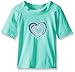 Kanu Surf Girls' Karlie UPF 50+ Sun Protective Rashguard Swim Shirt, Candy Green, Large (12)