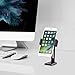 Wall Mount Triangle Boom Arm 70inch /180cm，Flexible Rotation, Save Space, Camera Wall Mount Cellphone Tripod Mount Adapter, Zecti Universal Smartphone Holder