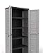 Plastic Freestanding Garage Cabinet Storage Shelves Tools Chest Workshop