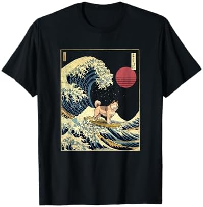 Amazon.com: Seal Kanagawa Wave Funny Surf Animal T-Shirt