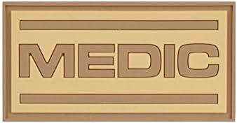 MILpatches Ukraine 3D PVC Patch Velcro Ukrainian Logo Emblem Applique Badge Crest Rubber Shoulder Sleeve Insignia (X, Tan)