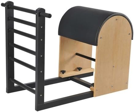 ELINA PILATES. LADDER BARREL_STEEL BASE – Classic Pilates machine for different exercises. Adjustable length 100-120 cm. Black steel base.