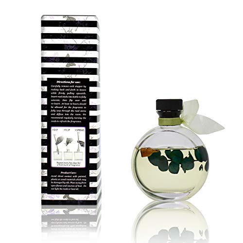 LOVSPA Peppermint & Eucalyptus Unwind Luxury Home Fragrance Diffuser Reeds Set | A Blend of Fresh Peppermint Sprigs, Aromatic Eucalyptus & Creamy Vanilla