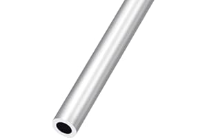 METALLIXITY 6063 Aluminum Tube (12mm OD x 8mm ID x 300mm L), Aluminum Round Tubing - for Home Furnishing, Machinery, DIY Handicraft