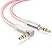 3.5mm Audio Cable, CableCreation 3.5mm Male to Male 90 Degree Right Angle Stereo Auxiliary Aux Cable&nbsp;Compatible with iPhone, iPad, Microsoft Surface Dock, Samsung, Phones and Car Speakers, 1.5Feet primary