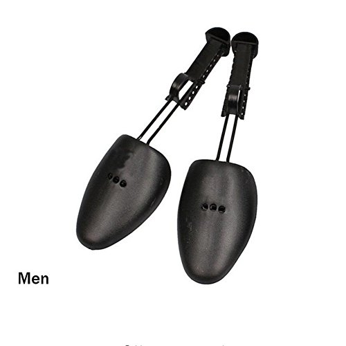 Baifeng 1 Pair Women Men's Plastic Adjustable Shoe Stretcher,2-Way Shoes Stretcher Tree Shaper, Unisex Shoe Stretcher Holder Black, Men size 25-32cm - Thumbnail 4