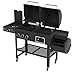 Smoke Hollow 3500 4-in-1 Combination 3-Burner Gas Grill with Side Burner, Charcoal Grill and Smoker/Firebox,Black
