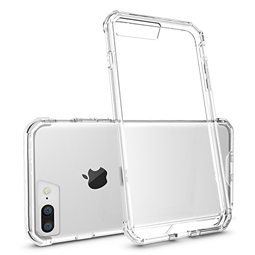 MAXCURY iPhone 8 Plus Case,iPhone 7 Plus Case Ultra Hybrid with Air Cushion Technology and Hybrid Drop Protection Shockproof Case for iPhone 7 plus 5.5 inch(Clear)