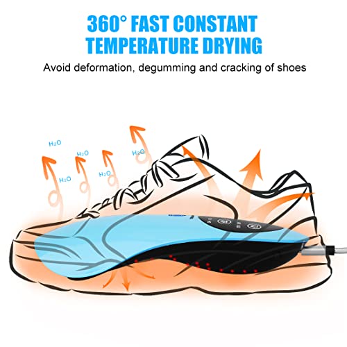 Boot Dryer Electric,Shoe Dryer And Deodorizer With Timer, Portable Ski