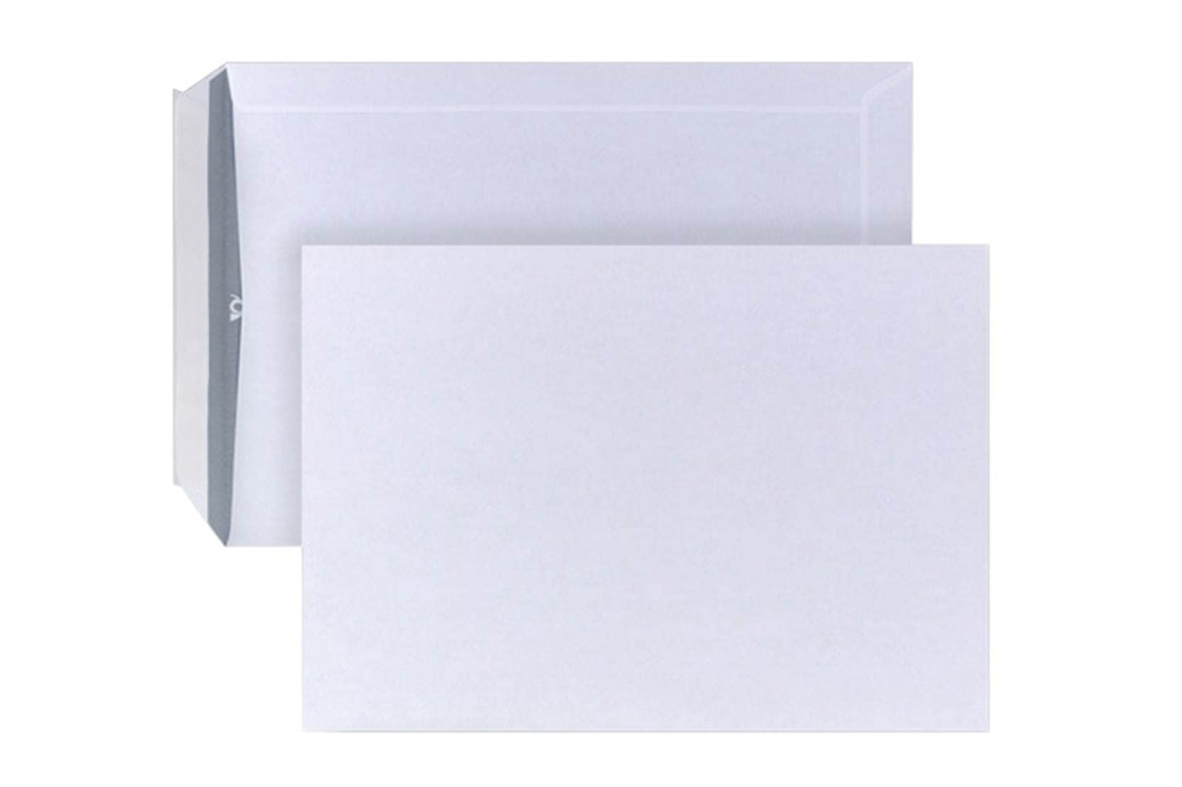 Posthorn B5 (Pack of 500), Peel and Seal Mailing Bags Without Window, White Mailing Bags with Grey Inner Print for Privacy Screen, 250 x 176 mm, 90 g/m² — image 1