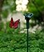 Solar Butterfly, Dual (Solar / Battery) Power Fluttering Butterfly By Random, Solar or Battery Powered