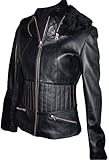 Johnny 4031 Best Cool Motorcycle Leather Jackets Womens Stylish Soft Lamb