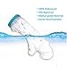 iBstone Rechargeable Hearing Aid, Mini Completely-in-Canal Hearing Amplifier for Seniors with Noise Reduction, Portable Charging Case for 4 times recharging, Pair (Clear)