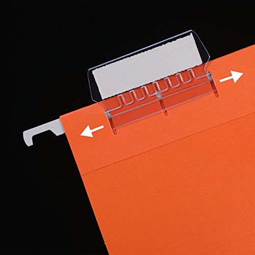 60 Sets Hanging Folder Tabs and Inserts for Organize and Distinguish