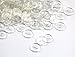 One Pack of 400 Clear Delicate Plastic Round Buttons 2 Holes,Approx:12mm,Hole size:1mm Thickness:2mm