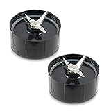 DTOL Set of 2 Cross Blades compatible with for Magic Bullet Blender Juicer Mixer
