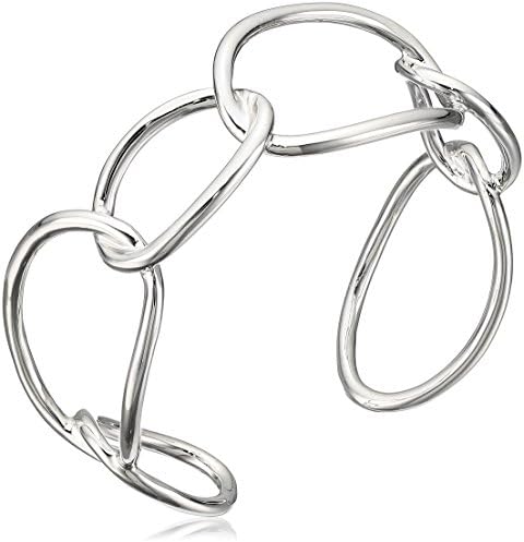 Jules Smith Capella Link Silver Cuff Bracelet