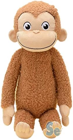 Amazon おさるのジョージ ぬいぐるみ ギガジャンボ ふわくるぬいぐるみ 特大 Big 約48 ぬいぐるみ おもちゃ