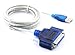 SABRENT USB 2.0 to Parallel Printer Cable [Colors May Vary] (USB-DB25F)