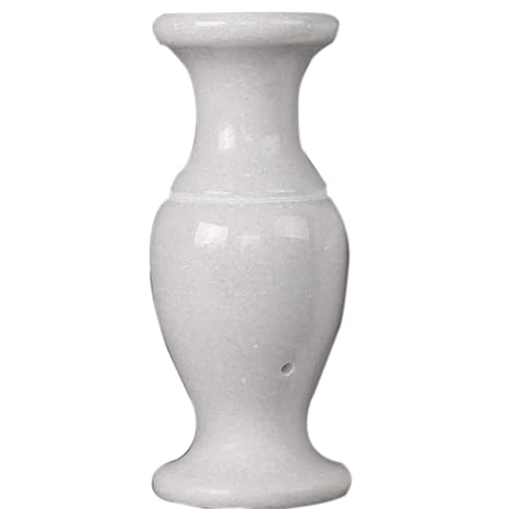 Cremation Urn Funeral Supplies Stone Vase Natural White Marble