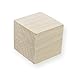 Wooden Cubes - 10-Piece Large Solid Wood Square Blocks - Natural Unfinished Blank Wood Cubes for Math, Puzzle Making, DIY Crafts Projects - 1.5 x 1.5 x 1.5 Inches