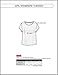 Ultra Game Women's Standard Vintage Stripe Soft Modal Tee Shirt, Heather Charcoal, Large