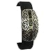 Fitbit Alta, Fitbit Flex Jewelry to Accessorize Your Fitness Activity Tracker Bracelet - Etched Ornate Scroll Design Abalone CHARLESTON Bracelet Accessory