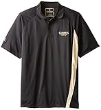 Guinness Performance Golf Shirt Black & Cream