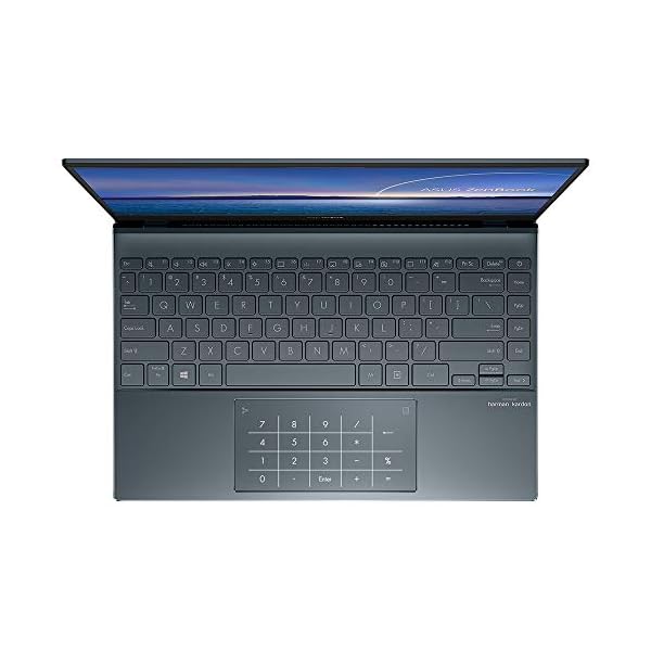ASUS OLED ZenBook 13 UX325JA Full HD 400nits HDR 13.3" Laptop (Intel Core i5, 16GB RAM, 512GB SSD, OLED DCI-P3 100% Accuracy Screen, Backlit Keyboard, Windows 10) Includes USB-C to Audio Jack Adapter - Image 3